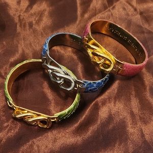 Vita 24K Gold Snakeskin Bracelet Lot